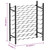 Wine Rack for 48 Bottles Black Metal A949-289563