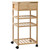 | Kitchen Trolley with Wheels | Natural 14.57 x 14.17 x 31.50 in A949-42028294