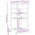 | Kitchen Trolley with Wheels | Natural 14.57 x 14.17 x 31.50 in A949-42028294