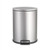 13-Gallon Step-on Stainless Steel Kitchen Trash Can with Removable Bucket Liner Q280-SBTGHRC591728362