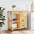 Kitchen Trolley MONZA 33.1"x15.7"x34.8" Solid Wood Pine A949-376115