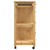 Kitchen Trolley MONZA 33.1"x15.7"x34.8" Solid Wood Pine A949-376115