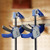 Bar Clamps for Woodworking, 2-Pack 24 inch One-Handed Clamp/Spreader, Quick-Grip F-Clamp with 340 l E415-FJ24INCH2GKSW13LH002V0