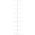 Wall-mounted Wine Rack for 9 Bottles White Iron A949-340900