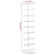 Wall-mounted Wine Rack for 9 Bottles White Iron A949-340900