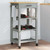 Kitchen Trolley MONZA 18.9"x15.7"x34.8" Solid Wood Pine A949-376080