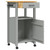 Kitchen Trolley MONZA 18.9"x15.7"x34.8" Solid Wood Pine A949-376089