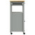 Kitchen Trolley MONZA 18.9"x15.7"x34.8" Solid Wood Pine A949-376089