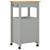 Kitchen Trolley MONZA 18.9"x15.7"x34.8" Solid Wood Pine A949-376089