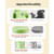 Button Maker Machine, 2.95 in, Plastic Pin Maker with 100pcs Button Parts, Circle Cutter and Magic  E415-SLKXZJ75MMSLGH832001V0