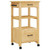 Kitchen Trolley MONZA 18.9"x15.7"x34.8" Solid Wood Pine A949-376082