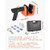 Pocket Hole Jig Kit, 1/2", 3/4", 1-1/2" Adjustable, 360?° Rotating Handle, Jig Pocket Hole System w E415-BXSXKKJSLTZSWMW61001V0