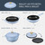 6-Piece Baby Blue Cast Iron Cookware Set Q280-CRFLB51942