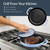 6-Piece Baby Blue Cast Iron Cookware Set Q280-CRFLB51942