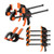 Bar Clamps for Woodworking, 8-Pack, 6" and 12", with Spring Clamps, One-Handed Clamp/Spreader, 154  E415-FJKSJ8JT6INCHNW02001V0