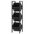 Black Industrial Farmhouse 3 Bin 36 Bottle Wine Rack Storage Display Shelf Q280-BLKFRMS95632
