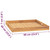 Serving Tray 23.6"x23.6" Solid Wood Teak A949-315458