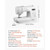 Computerized Sewing Machine, 60 Stitch Applications, with LED Screen, Foot Pedal and LED Light, Hea E415-JYFRJ700ZMINS07MD001V1