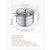 Stainless Steel Stock Pot, 12-Quart Stainless Steel Stockpot with Glass Lid, PFOA-Free, PFAS-Free,  E415-JTTG12QTBXGLHC77J001V0