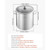 Stainless Steel Stock Pot, 21-Quart Stainless Steel Stockpot with Glass Lid, PFOA-Free, PFAS-Free,  E415-JTTG20QTBXGLYH2OH001V0