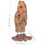 Wine Rack for 8 Bottles 15.7"x11.8"x31.5" Solid Teak Wood A949-288812