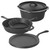 5-Piece Cast Iron Cookware Set with Dutch Oven Griddle and 2 Skillets Q280-PSFCICS5764293