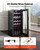20 Bottle Wine Fridge, Freestanding Wine Cooler Refrigerator, Dual Zone Cooler, 41?„‰ to 65?„‰ Adju E415-SQDLSJJDZSSQPG9G5001V1