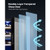 20 Bottle Wine Fridge, Freestanding Wine Cooler Refrigerator, Dual Zone Cooler, 41?„‰ to 65?„‰ Adju E415-SQDLSJJDZSSQPG9G5001V1