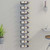 Wall-mounted Wine Rack for 10 Bottles White Metal A949-340904