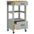 Kitchen Trolley MONZA 18.9"x15.7"x34.8" Solid Wood Pine A949-376083