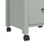 Kitchen Trolley MONZA 18.9"x15.7"x34.8" Solid Wood Pine A949-376083