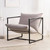 Modern Beige Grey Tan Oatmeal Upholstered Accent Chair with Metal Frame Q280-OMBZC1293754628