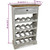 Wine Rack Solid Mahogany Wood 21.7"x9.1"x33.5 A949-244507