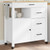 Kitchen Trolley MONZA 33.1"x15.7"x34.8" Solid Wood Pine A949-376111