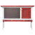 Outdoor Rabbit Hutch 1 Layer Red Wood A949-170830
