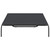 Elevated Dog Bed Black 59.1"x35.4"x7.9" Oxford Fabric and Steel A949-42000841