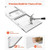Cat Door for Window, Adjustable to Fit Window Width 35"-40", 4 Secure Lock Modes, Aluminum Frame an E415-CHMMZYSSK354BMYGM001V0
