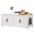 Cat Litter Box Enclosure for 2 Cats, Litter Box Furniture Hidden with Double Rooms, Wooden Cat Box  E415-JSDMMSPWQ472Z9PLHV0