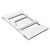 Cat Door for Window, Adjustable to Fit Window Width 23"-28", 4 Secure Lock Modes, Aluminum Frame an E415-CHMMZYSSK232W040E001V0