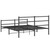  Metal Bed Frame without Mattress with FootboardBlack 59.1"x78.7 A949-355385