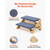 Wood Pet Stairs, 2-Step Dog Stairs for Beds, Sofa & Cars, 110lbs Load Capacity, Floded Flat Design, E415-LTSFZDGLTKFPL92A7001V0