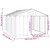 Dog House Gray 45.9"x60.2"x32.1" Galvanized Steel A949-171543