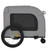 Pet Bike Trailer Red and Gray Oxford Fabric and Iron A949-93859
