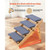 Wood Pet Stairs, 4-Step Dog Stairs for Beds, Sofa & Cars, 150 lbss Load Capacity, Floded Flat Desig E415-LTSFZDGLTKFPB0YY9001V0