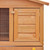 Outdoor Rabbit Hutch Small Animal House Pet Cage 3 Doors Wood A949-170160