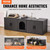 Cat Litter Box Enclosure for 2 Cats, Litter Box Furniture Hidden with Double Rooms, Wooden Cat Box  E415-JSDMMSPWQ57IJ8E5FV0