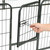 Dog Playpen 12 Panels Steel 31.5"x23.6" Black A949-170573