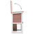 Outdoor Rabbit Hutch 1 Door Brown Wood A949-170832