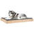 Dog Bed 40"x29.1"x3.5" Solid Wood Pine A949-820866