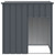 Dog House with Roof Anthracite 43.3x40.6x42.9" Galvanised Steel A949-172355